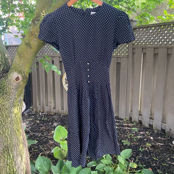 90s Polka Dot Dress - Picture 6 of 6